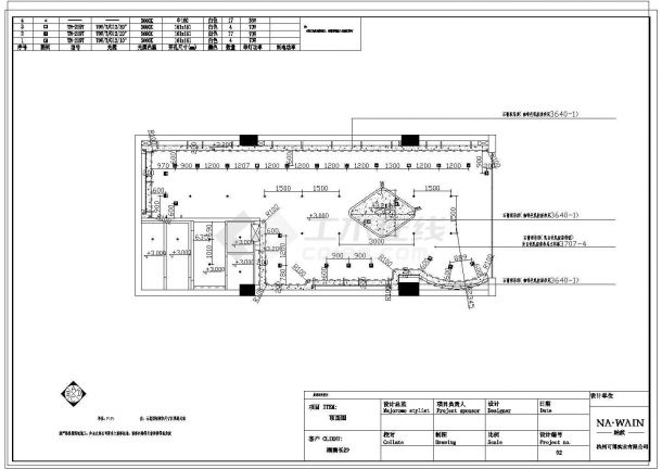 两层商场建筑CAD设计施工图纸-图一