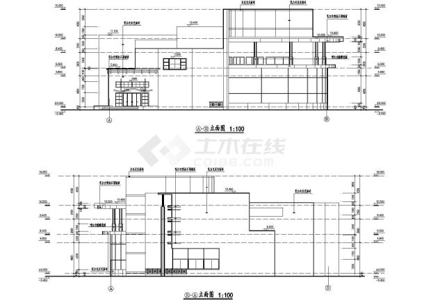 某娱乐中心总体平面设计cad施工图-图一