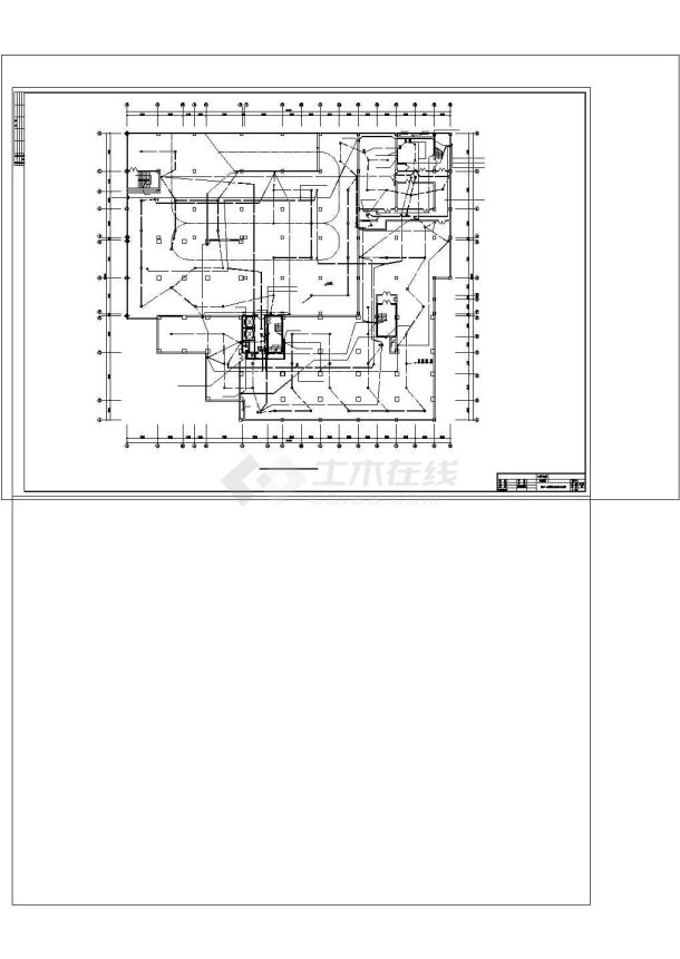 十六层商业和办公综合楼全套电气施工图纸.cad-图二