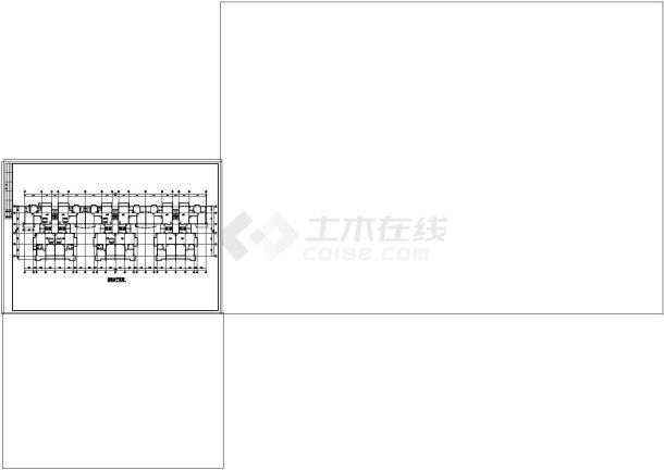 [北京]多层住宅楼建筑cad施工图纸-图二