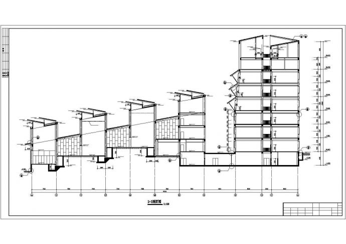 某地区博物馆建筑平面CAD设计图纸cad图纸_图1