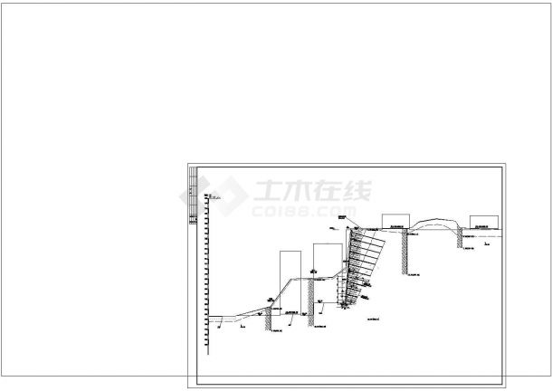 [重庆]锚杆挡墙边坡支护施工图非常标准CAD图纸设计-图二