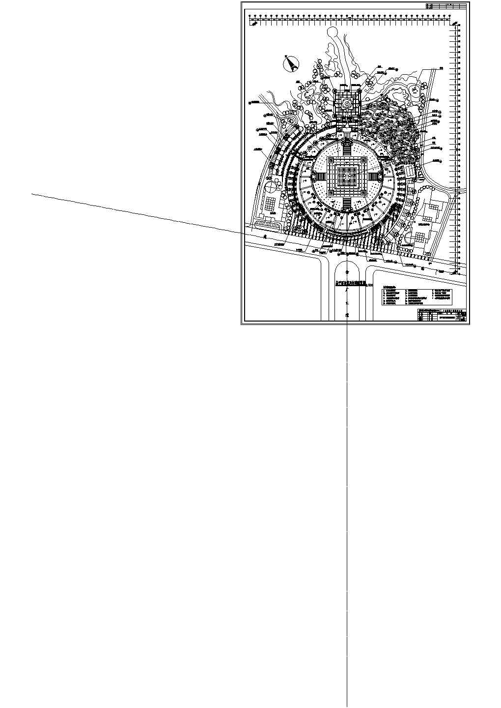 重庆广安思源广场景观工程CAD全套施工图-总图-13