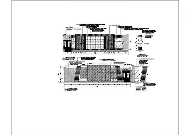 某地KTV全套装饰设计CAD施工图-图一