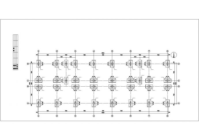 济宁市某公司6层现浇钢混框架结构办公楼全套结构设计CAD图纸_图1