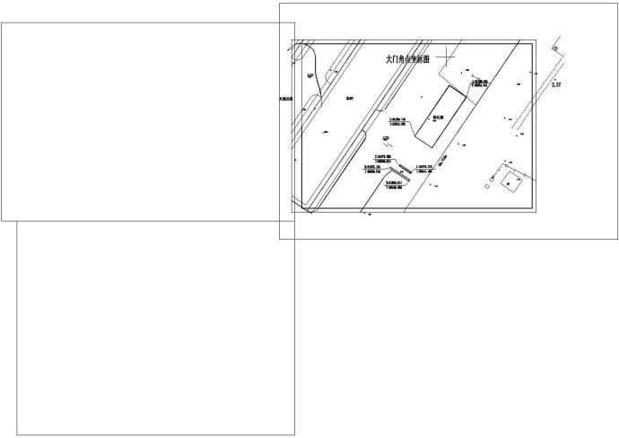 厂区大门施工图非常标准CAD图纸设计_图1