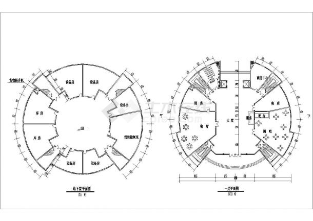 嘉兴市经开发区某文化公园平面规划设计CAD图纸（含会所设计图）-图二