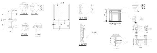 室内设计-平立面图库素材图块立面图库（欧式立面）(1)CAD图-图二