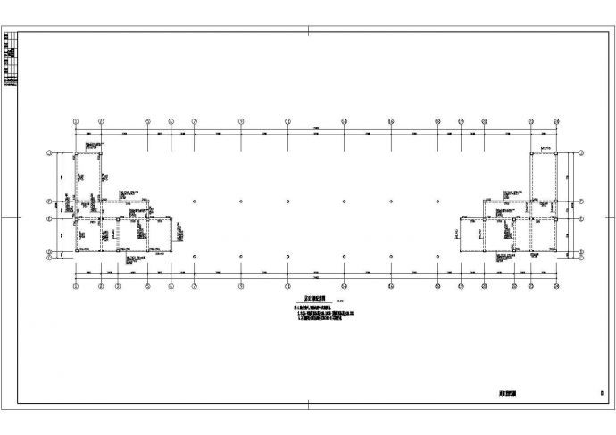 厦门市某企业单位5100平米5层框架结构办公楼全套结构设计CAD图纸_图1