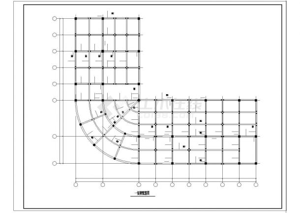 一整套综合楼建筑设计cad施工图纸-图一