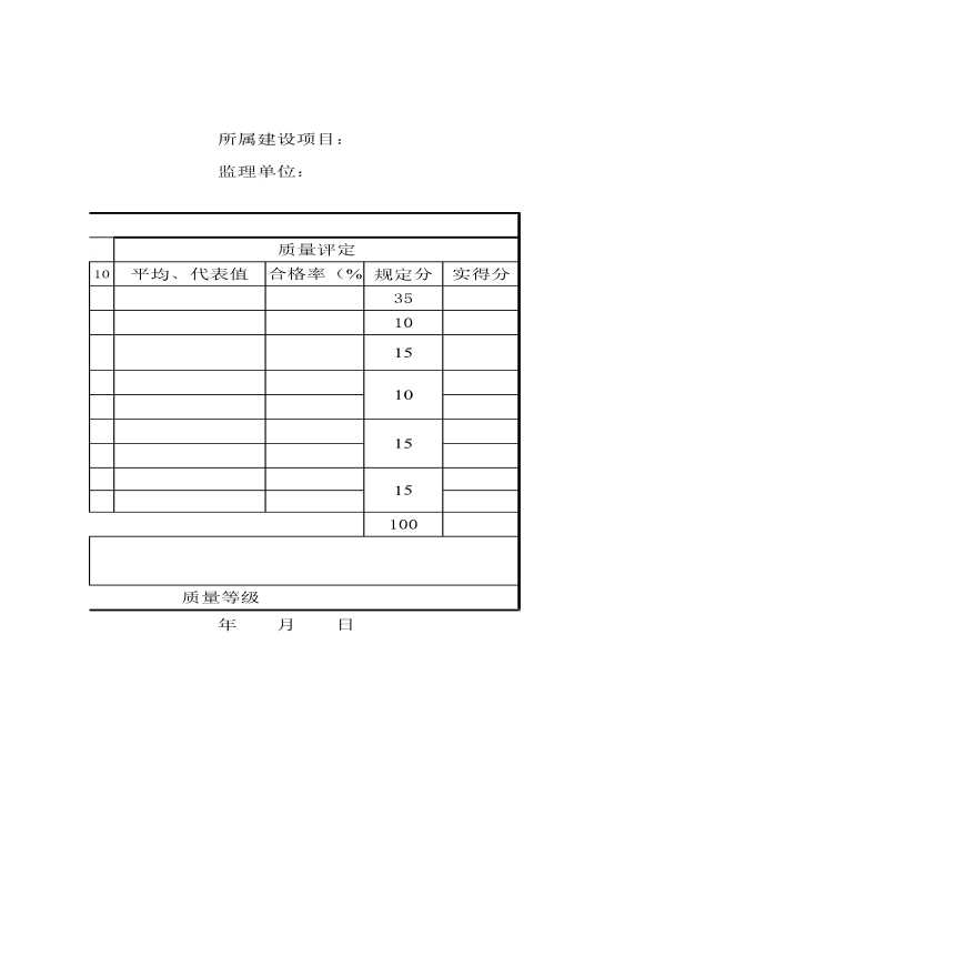 分项工程质量检验评定（样表）倒虹吸管-图二