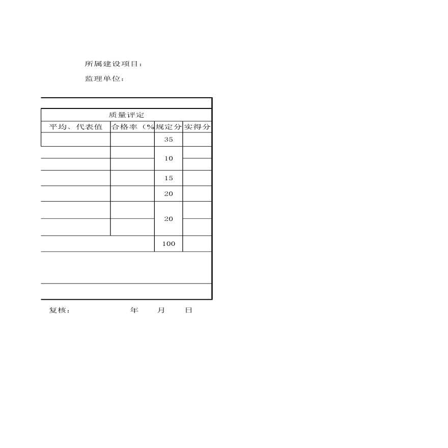 侧墙砌体竣工资料表格-图二