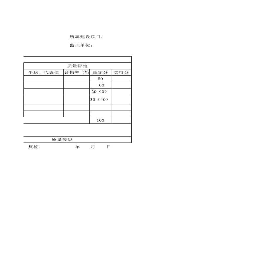分项工程质量检验评定（样表）梁、板安装-图二