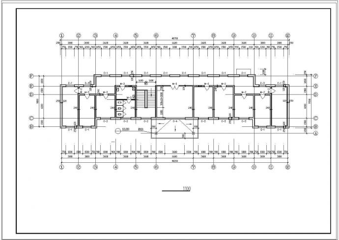 办公楼设计_一整套两层小型办公楼建筑设计cad施工图纸_图1