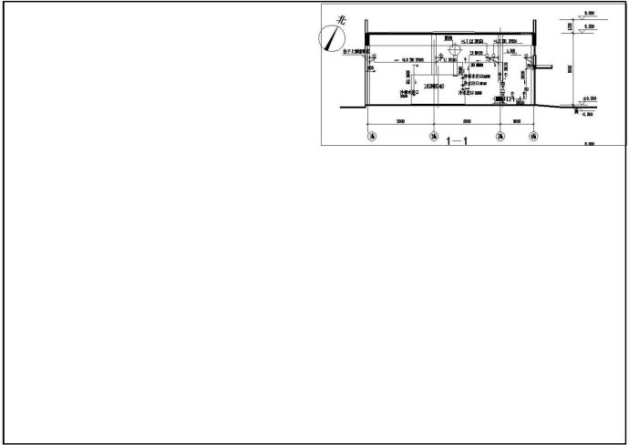 暖通冷冻机房整套设计cad施工图纸_图1