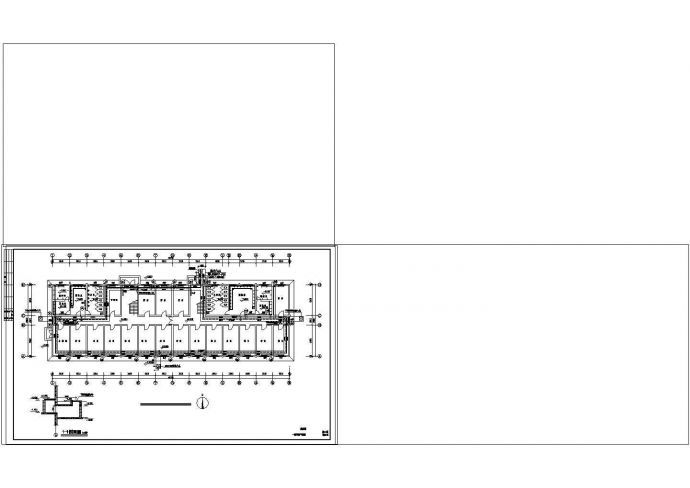 三层某公司宿舍楼全套采暖系统cad施工图纸_图1