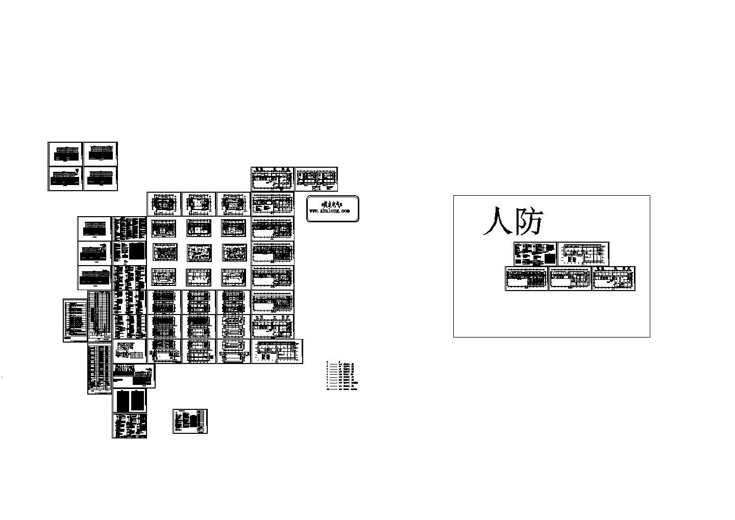 某二十六层商业综合楼全套电气施工cad图纸（办公、酒店公寓）