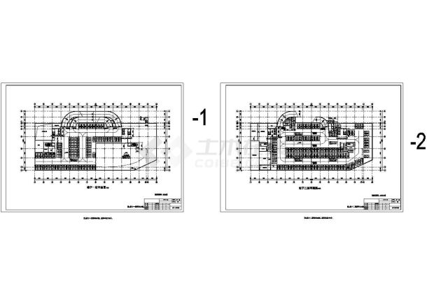 某十四层商业综合楼建筑施工图及室内装修施工CAD图纸设计-图一