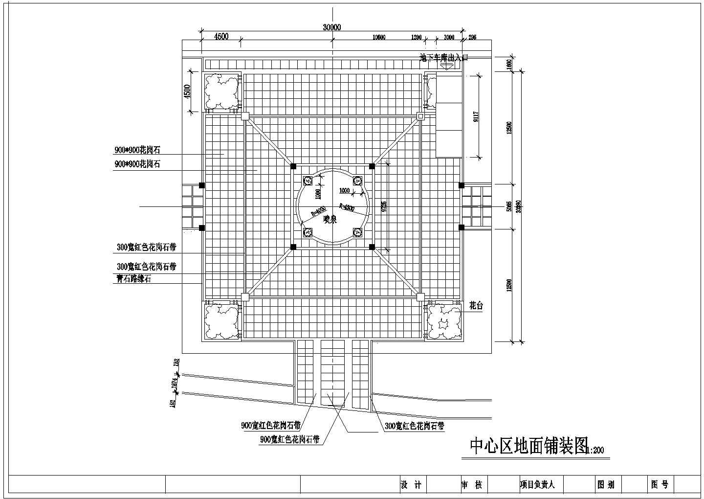 广场全套规划设计CAD施工图