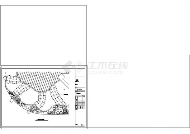 广场景观规划设计CAD方案施工图-图一
