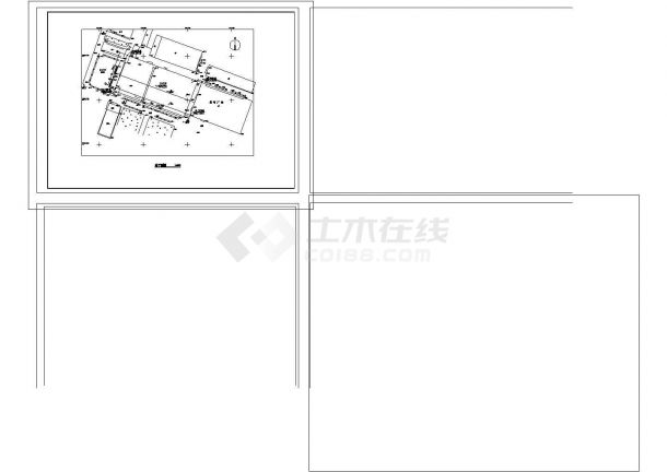 厂房设计_某钢结构厂房建施图非常标准CAD图纸设计-图一
