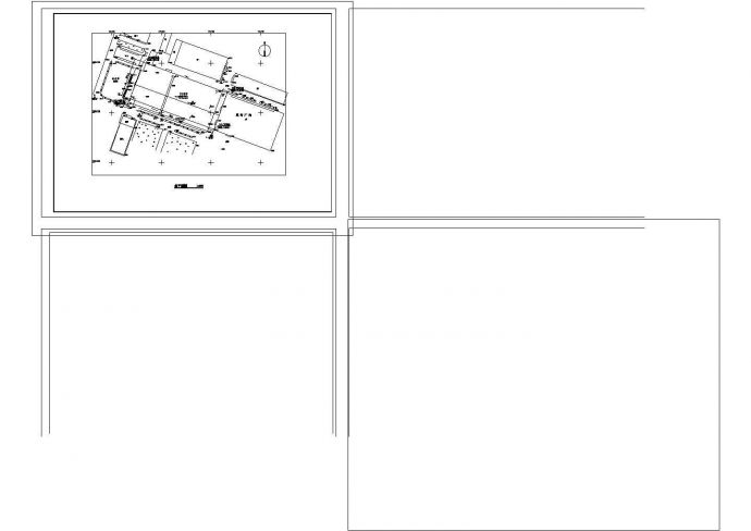 厂房设计_某钢结构厂房建施图非常标准CAD图纸设计_图1