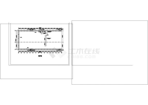 厂房设计_某钢结构厂房建施图非常标准CAD图纸设计-图二