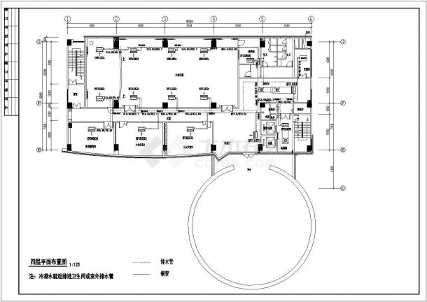 办公大楼中央空调系统设计施工图-图二