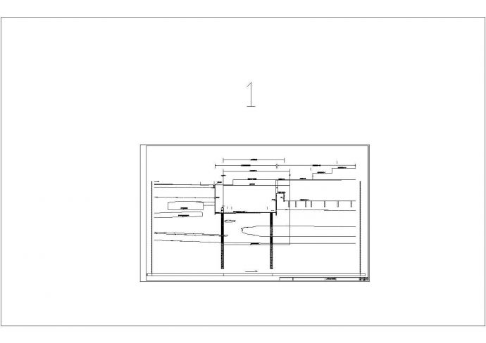 超高层建筑41米高基坑边坡支护施工图（附勘察报告）CAD图纸_图1