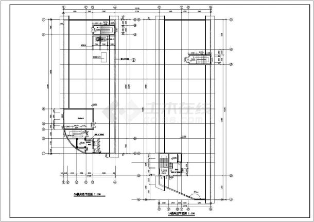 某城市星级酒店混合结构建筑设计CAD祥图（含设计说明）-图二