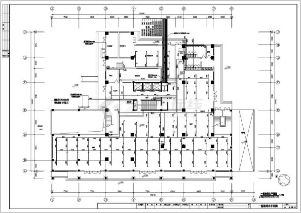 某城市24层公寓住宅楼给排水设计CAD施工图-图二