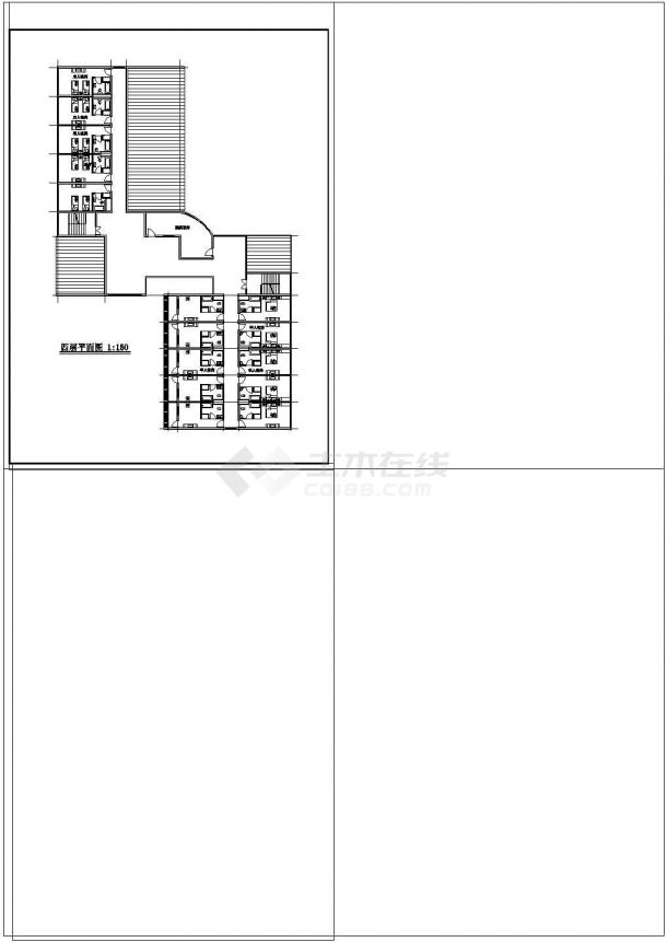 某规划及建筑设计CAD方案图-图二