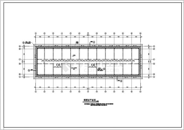 某小区多层宿舍楼建筑方案规划设计施工CAD图纸-图一