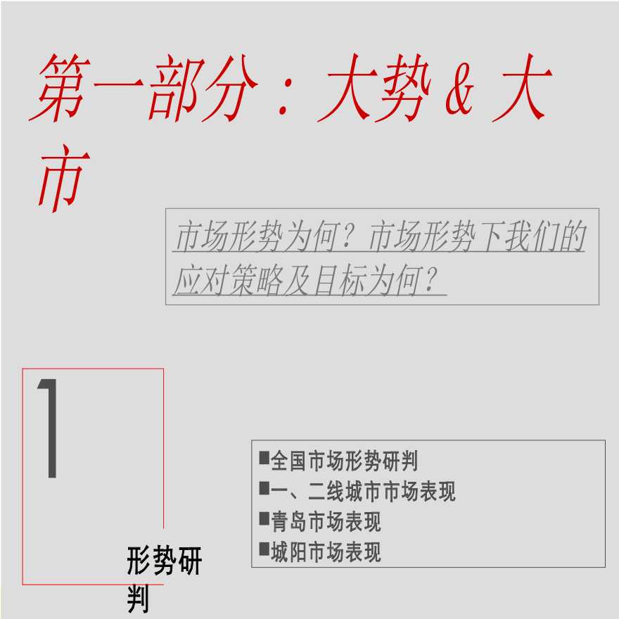 青岛城阳地产项目整体定位营销策略提案-图二