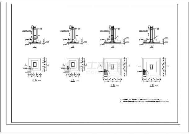 某地二层联合厂房框架结构电气施工图-图二
