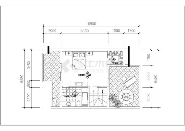 某市中心复式小高层住宅楼建筑户型方案设计施工CAD图纸-图一