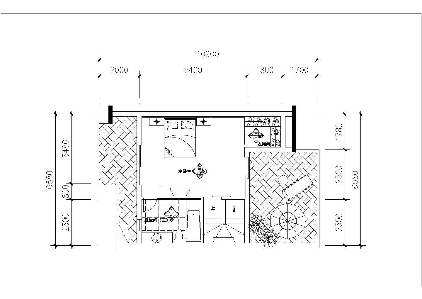 某市中心复式小高层住宅楼建筑户型方案设计施工CAD图纸