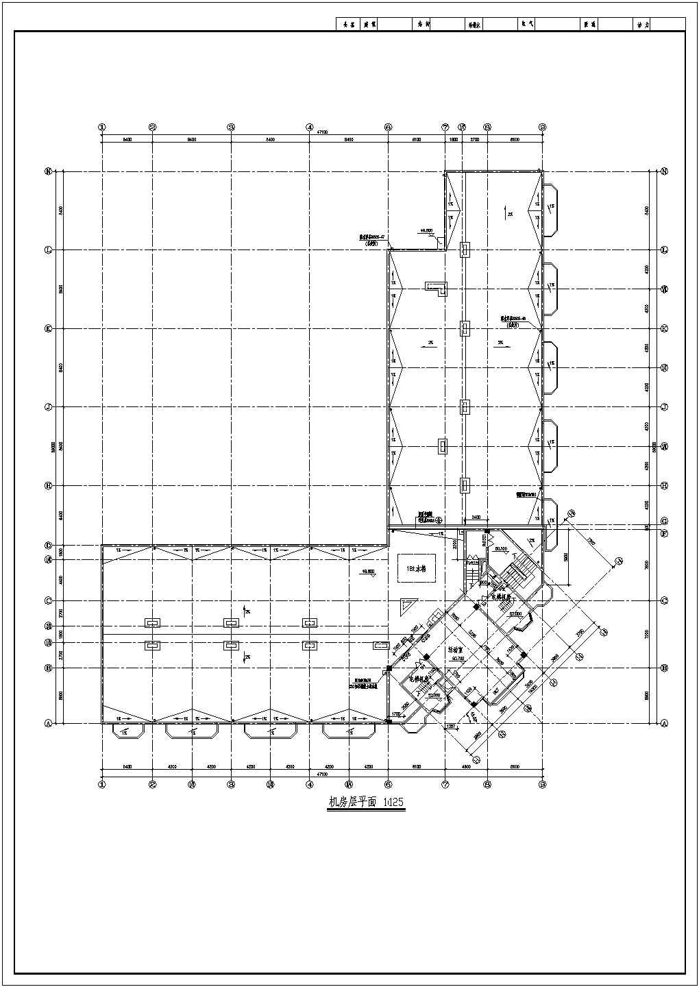 某市中心高档小区多层住宅楼建筑方案设计施工CAD图纸