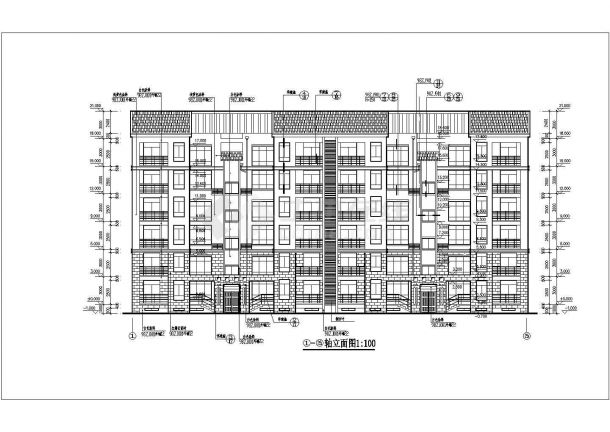 某非常经典复式居民住宅楼建筑方案设计施工CAD图纸-图一
