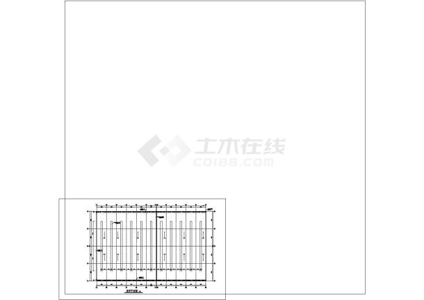 某工业园区二层车间建筑方案设计施工CAD图纸-图一