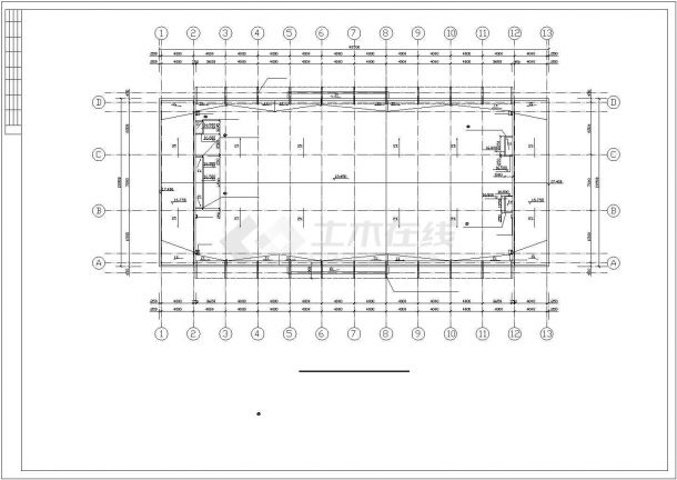 厂房设计_3层3914平米框架结构公司厂房建施图【平立剖 卫生间平面 门窗大样 说明】CAD设计施工图纸-图一