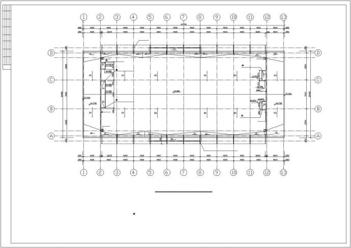 厂房设计_3层3914平米框架结构公司厂房建施图【平立剖 卫生间平面 门窗大样 说明】CAD设计施工图纸_图1