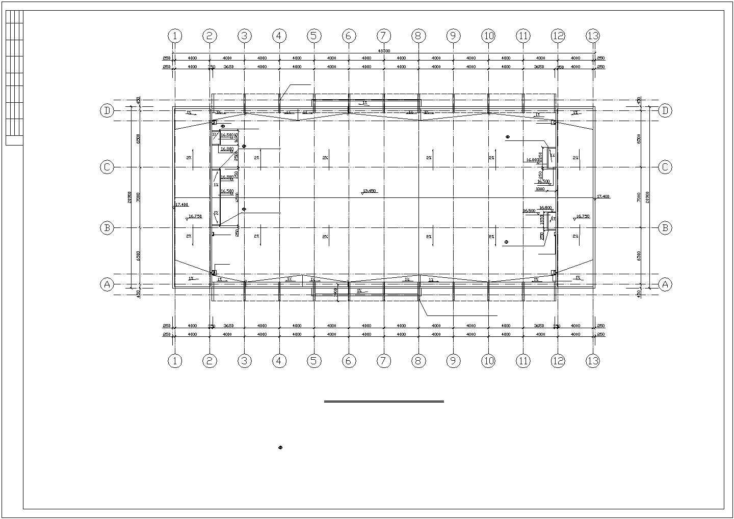 厂房设计_3层3914平米框架结构公司厂房建施图【平立剖 卫生间平面 门窗大样 说明】CAD设计施工图纸