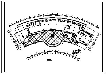 汽车客运站设计_某三层长途汽车客运站全套施工cad图(含平面图)-图一