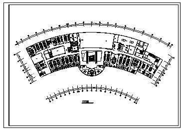汽车客运站设计_某三层长途汽车客运站全套施工cad图(含平面图)-图二