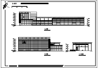 客运站设计_某七层汽车客运站全套施工cad图(含裙楼)-图二