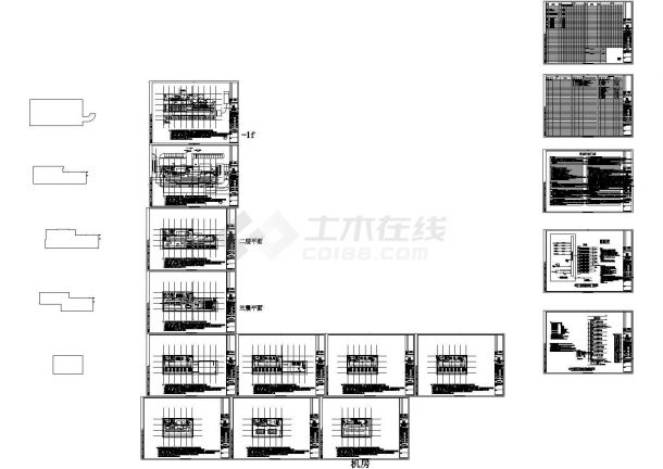 滁州移动公司办公综合楼弱电设计图-图一