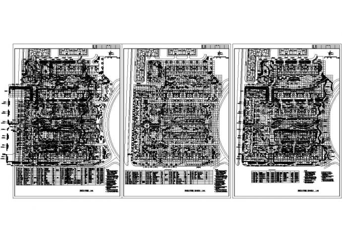 某小区二期绿化图-种植设计cad总平面规划图（含设计说明）_图1