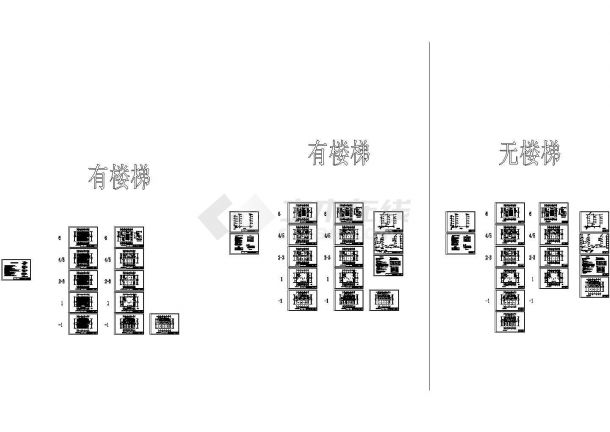 [黑龙江]某办公楼地板辐射采暖及消防给排CAD施工图-图一