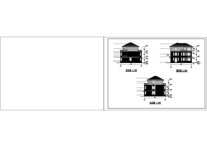 海舟公寓楼CAD建筑全套施工图纸_图1